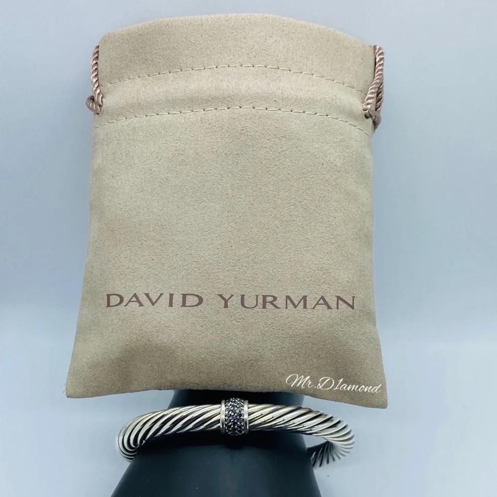 David Yurman Black Diamond station cable cuff